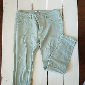 Mint skinny jeans